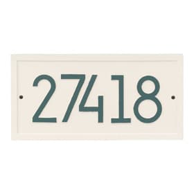 Whitehall Modern Rectangle Plaque Coastal Green