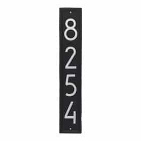 Whitehall Modern Vertical Plaque Black Silver