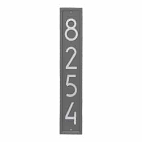 Whitehall Modern Vertical Plaque Pewter Silver