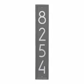 Whitehall Modern Vertical Plaque Pewter Silver
