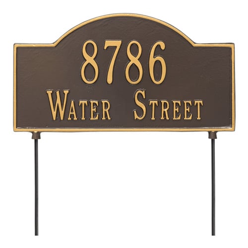 Whitehall 2 Sided Arch Lawn Marker