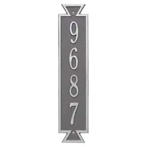 Whitehall Exeter Vertical Plaque Pewter Silver