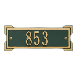 Whitehall Petite Roanoke Plaque Green Gold