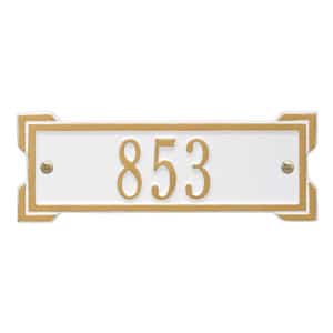 Whitehall Petite Roanoke Plaque White Gold