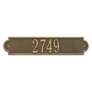 Whitehall Richmond Horizontal Plaque Antique Bronze