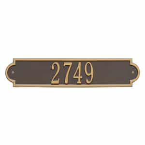 Whitehall Richmond Horizontal Plaque Bronze Gold