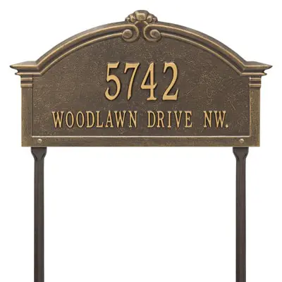 Whitehall Roselyn Lawn Marker Two Lines