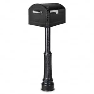 Centennial Mailbox Basic Post Decorative Black