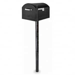 Centennial Mailbox Pacifica Post Black