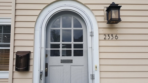 Majestic Noble Address House Numbers Installed