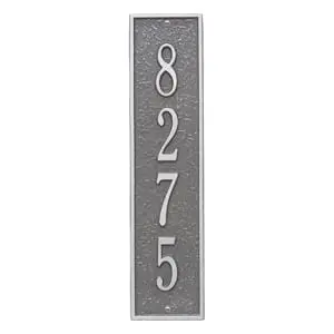 Whitehall Delaware Vertical Plaque Pewter Silver