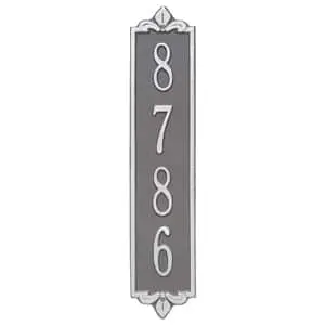 Whitehall Lyon Vertical Plaque Pewter Silver