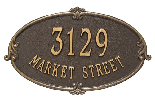 Whitehall Monte Carlo Address Plaque Product Image