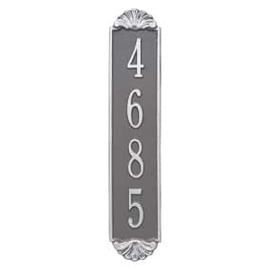 Whitehall Shell Vertical Plaque Pewter Silver