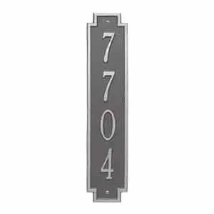 Whitehall Windsor Vertical Plaque Pewter Silver