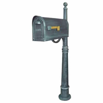 Classic Mailbox Ashland Post Verde Green