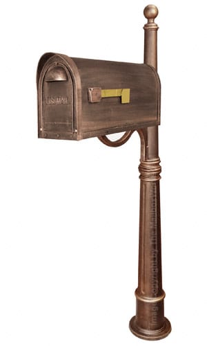 Classic Locking Mailbox With Ashland Post Product Image