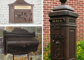 Victorian mailboxes