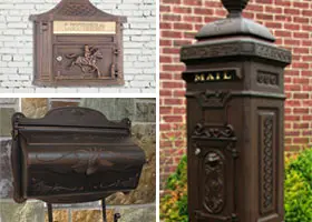 Victorian mailboxes