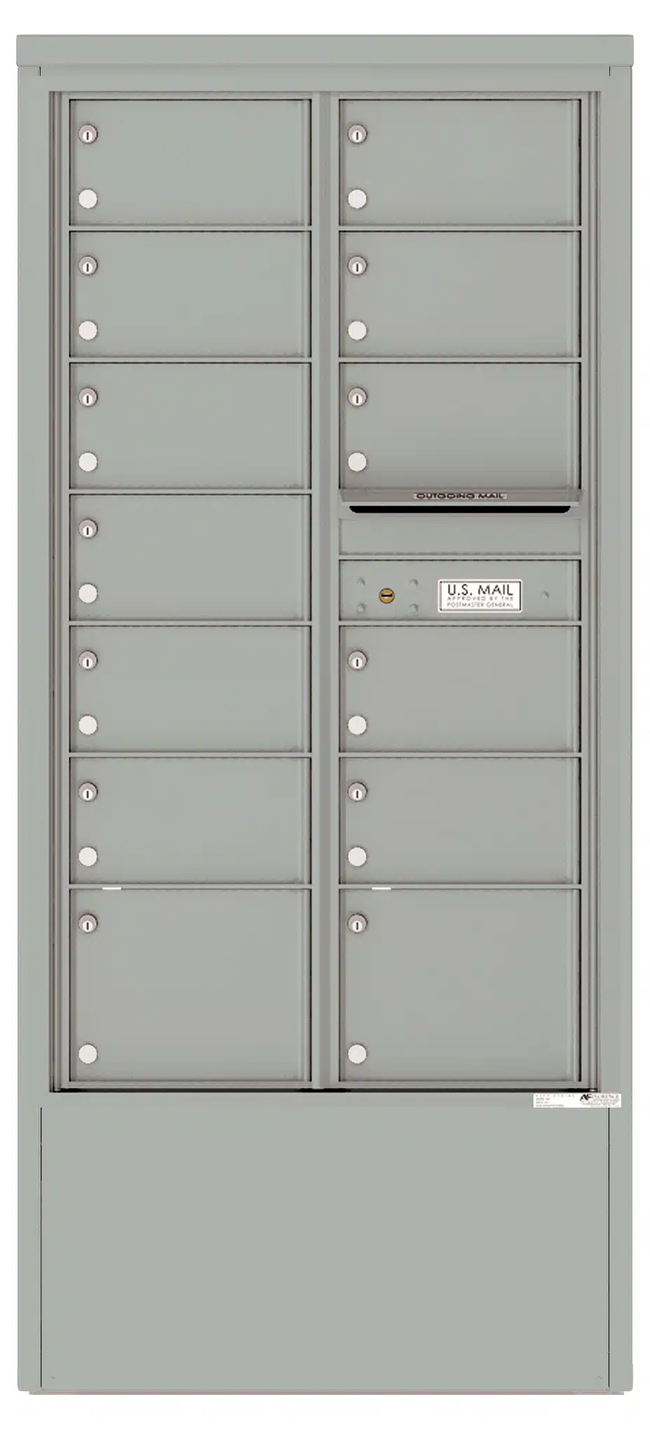 Florence 4C Depot Cabinet Mailbox – 13 Tenant Doors – 15 Doors High – Double Column – Front Loading – Private Access Product Image