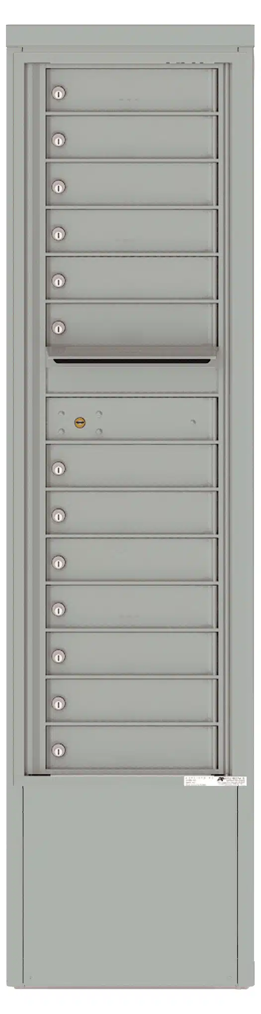 Florence 4C Depot Cabinet Mailbox – 13 Tenant Doors – 15 Doors High – Single Column – Front Loading – Private Access Product Image