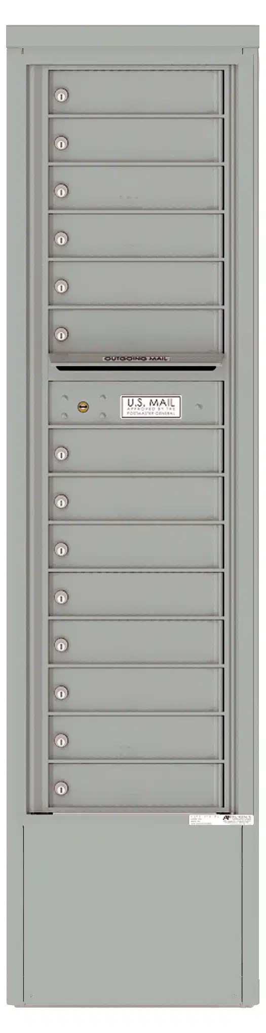 Florence 4C Depot Cabinet Mailbox – 14 Tenant Doors – Max Height – Front Loading – Private Access Product Image