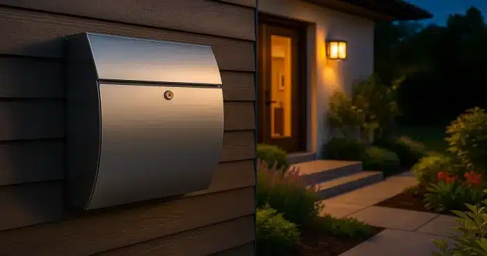 stainless steel mailbox