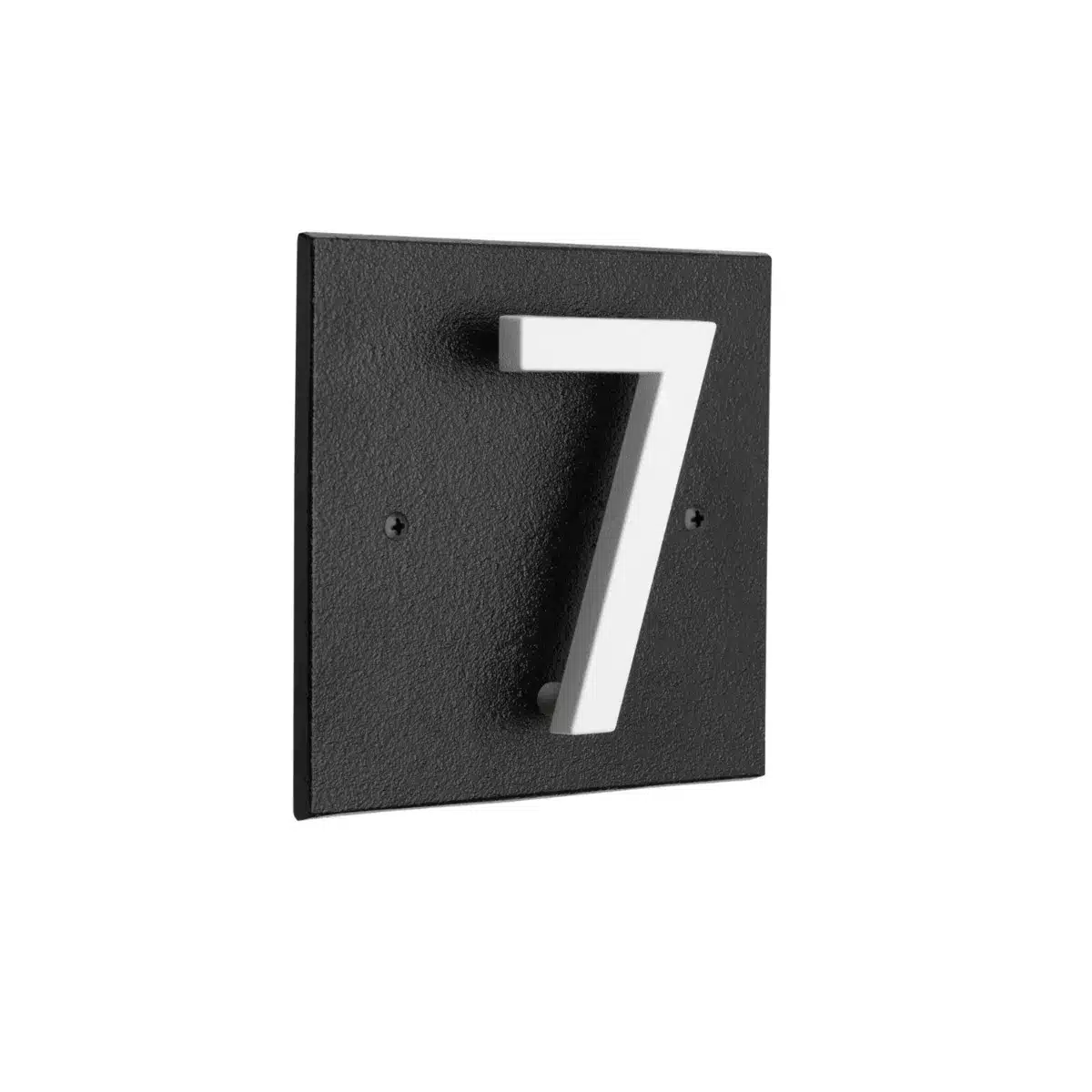 Whitehall Floating Stand-off 1-Number Horizontal Plaque Modern House Numbers with Sleek Aluminum Backplate & Enhanced Visibility Product Image