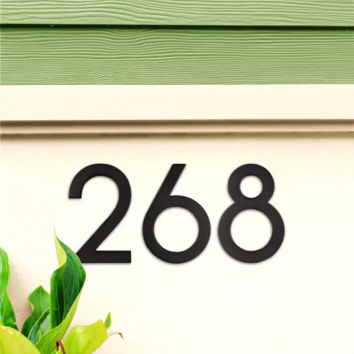 Whitehall Modern Floating Numbers (0-9) & Alphabets (A-D) 4.5″