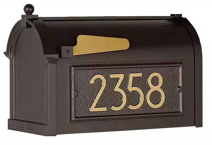 Whitehall Modern Streetside Mailbox (Optional Accessories) Product Image
