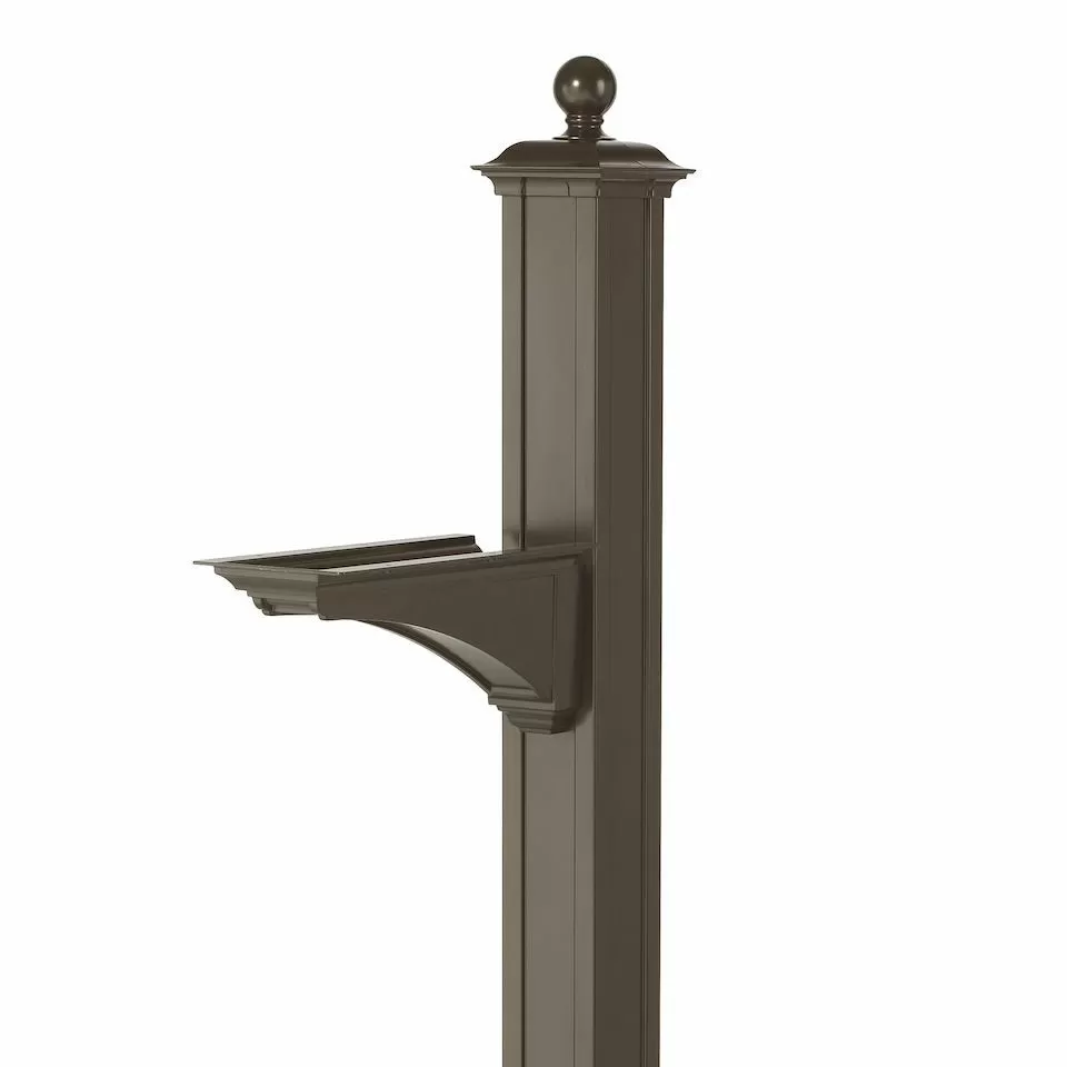 Whitehall Balmoral Post and Bracket with Finial (Choose Color) Product Image