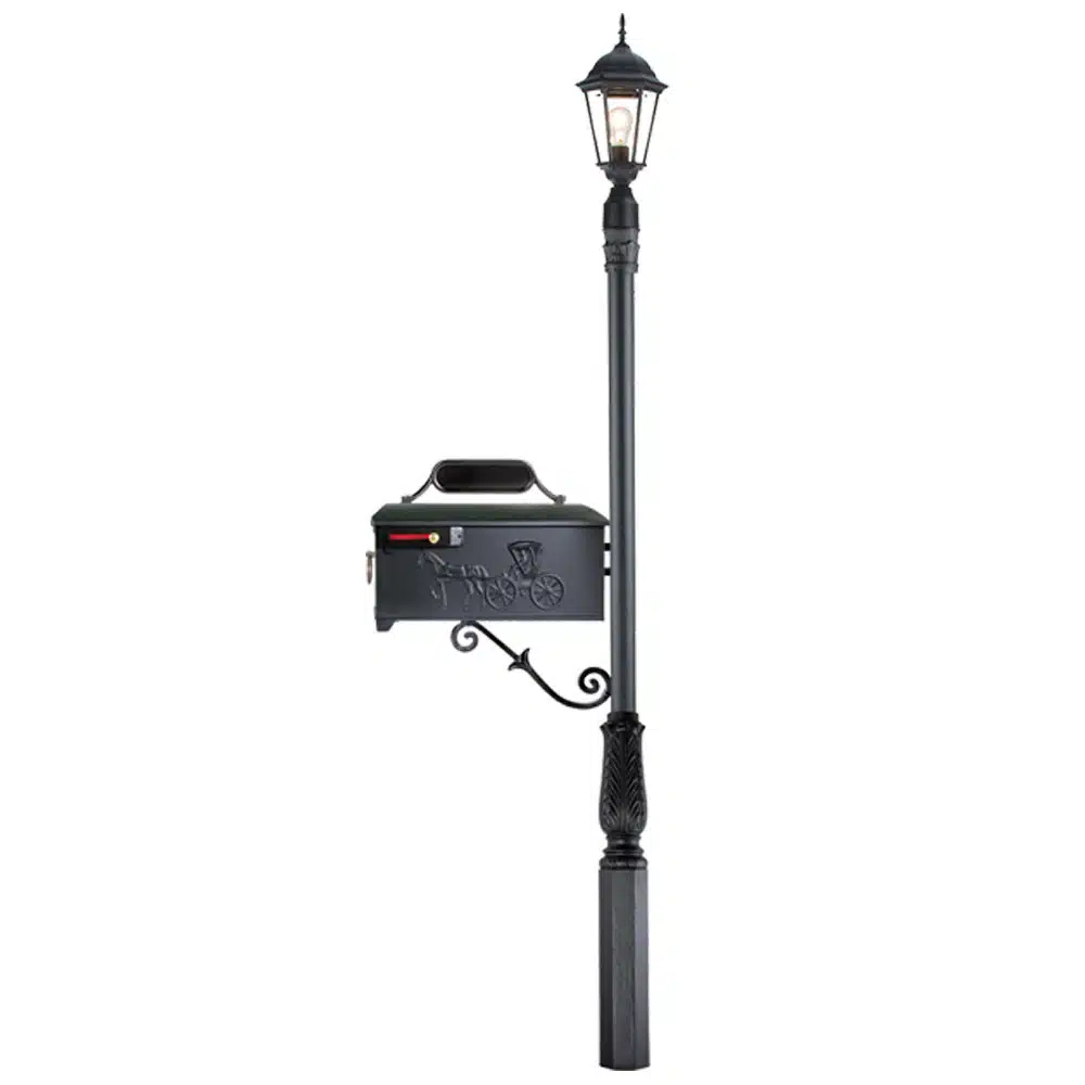 Imperial Decorative Mailbox and Lamp Post Combo # 2 Product Image