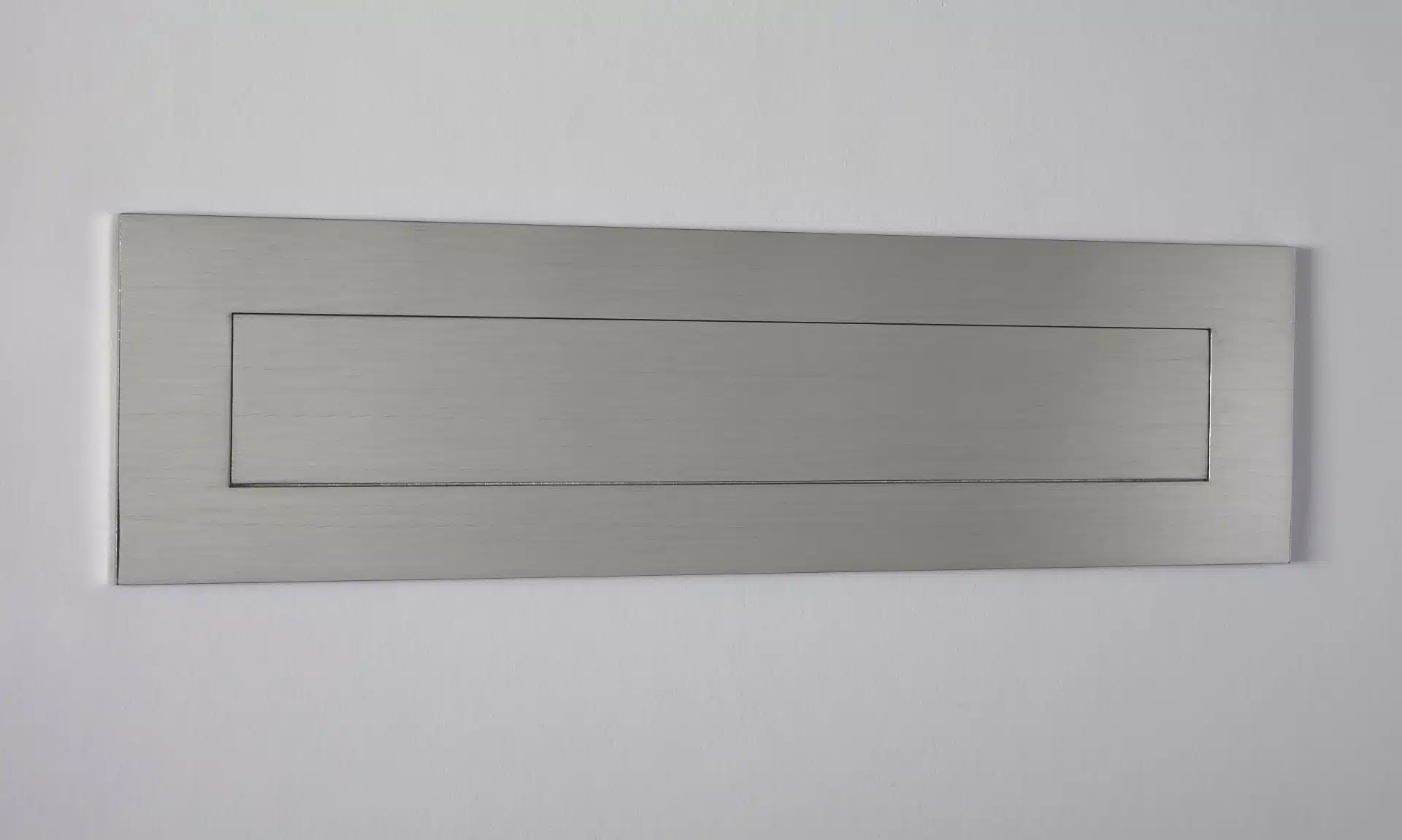 Stainless Steel Mail Slot – LARGE (15.7 in. x 3.9 in.) – Front Piece Only (Choose Finish) Product Image