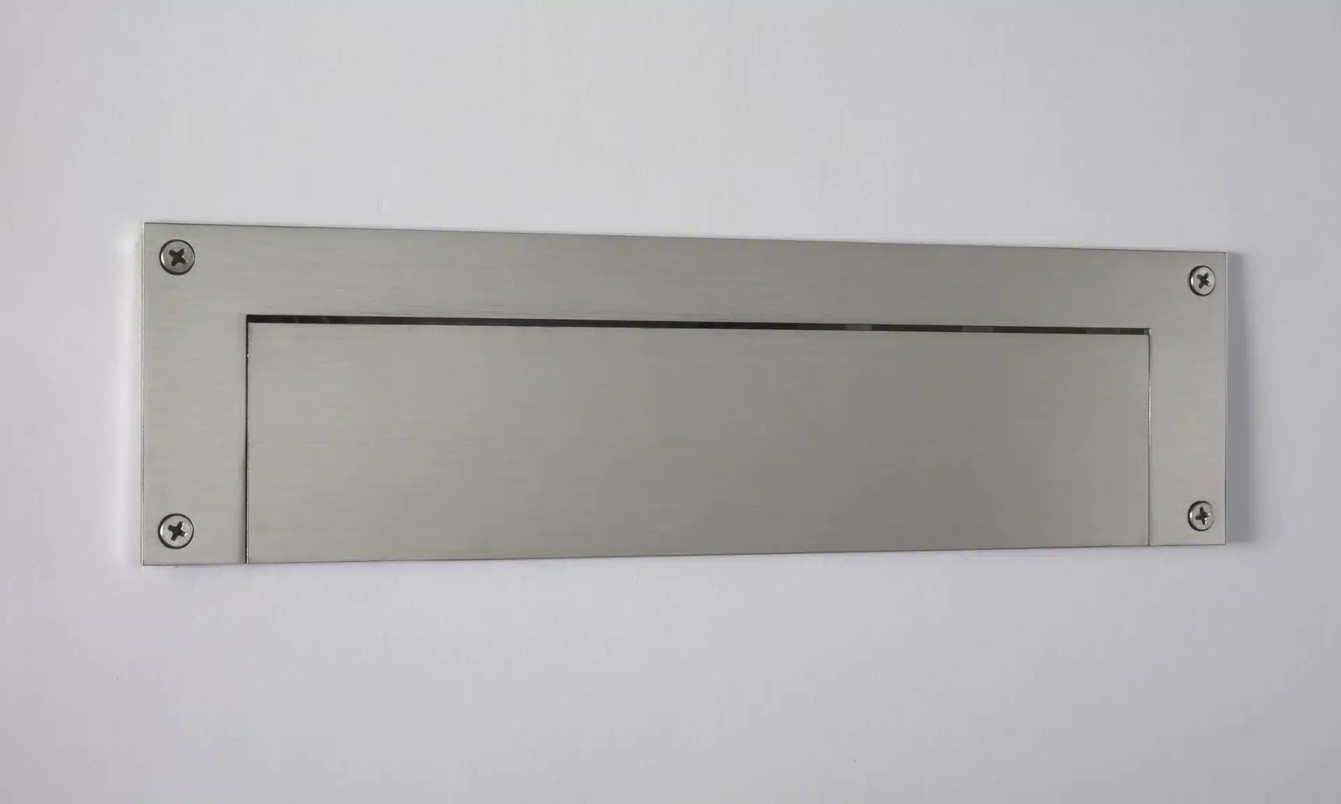 Stainless Steel Mail Slot – LARGE (15.7 in. x 3.9 in.) – Rear Piece Only (Choose Finish) Product Image