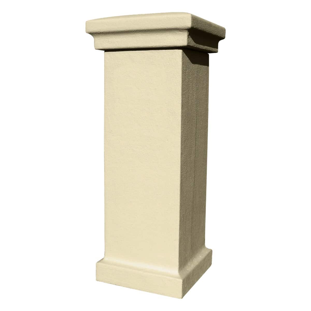 QualArc Vacation Mailbox Stucco Column Only Outdoor Mailbox