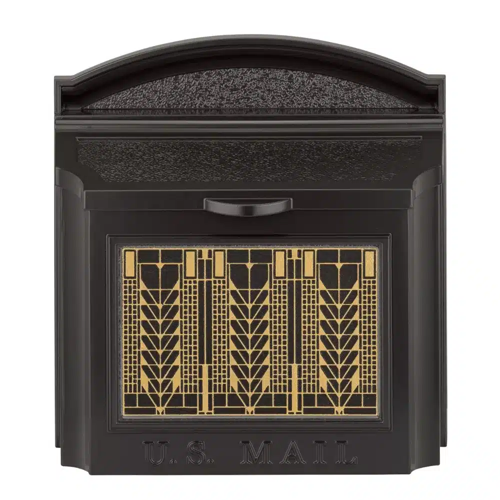 Whitehall Wall Mailbox With Frank Lloyd Wright Tree Of Life Plaque Non-Personalized Product Image