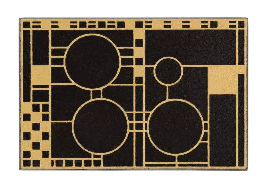 Whitehall Wall Mailbox Plaque – Frank Lloyd Wright Coonley Non-Personalized Product Image